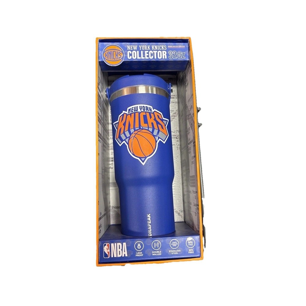 New York Knicks 32oz Collector Tumbler Hydrapeak NBA Stainless Steel NEW